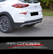 CUP Diffusor Seiten Ansätze SCHWARZ für Hyundai Tucson MK3 FL Flaps Stoßstange 