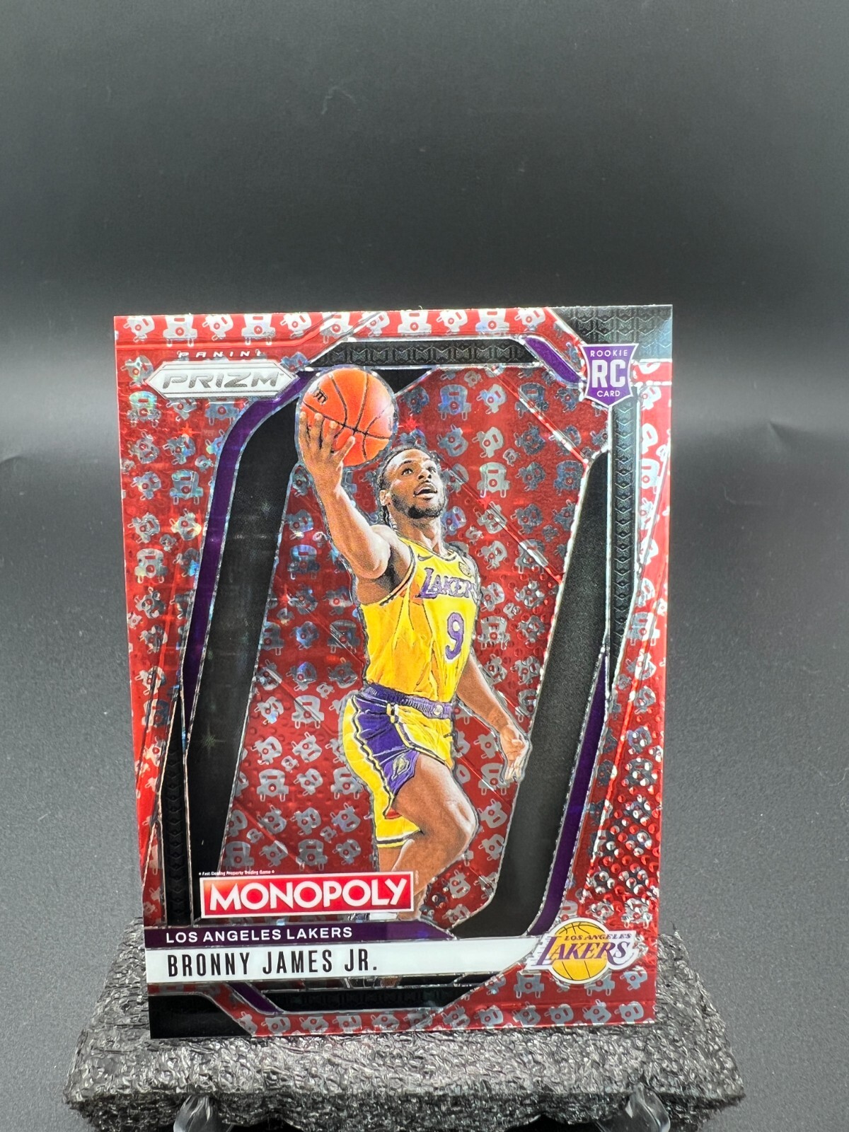 2024-25 Panini Prizm Monopoly Bronny James Jr RC Free Parking #6850 S