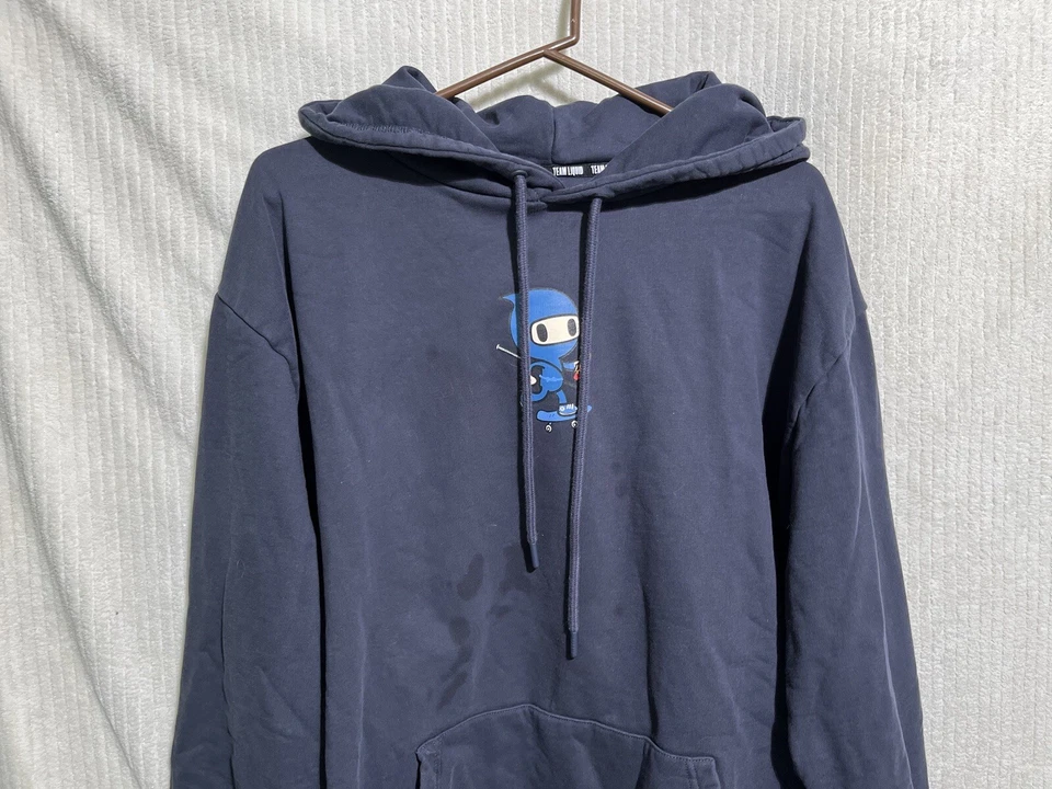 TokiDoki x Team Liquid Ninja Sudadera con Capucha Azul Marino Hombre Talla Extra Grande Foto 2 de 4