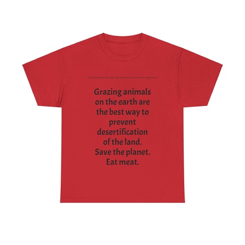 Carnivore - Save the Planet - Eat Meat - Unisex Heavy Cotton Tee - Picture 50 of 53