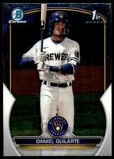 2023 Bowman - Chrome Prospects Daniel Guilarte #BCP-21 (RC) Milwaukee Brewers