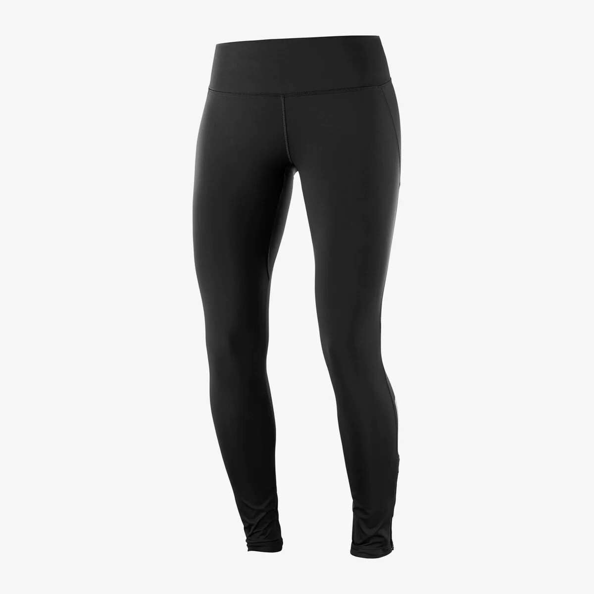 Pantalone Salomon Agile Caldo Running Stretto Donna 2XL Nero
