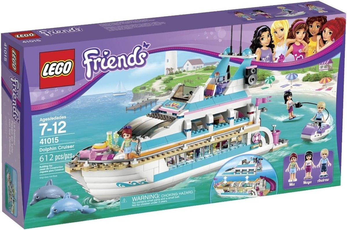 LEGO FRIENDS Dolphin Cruiser (41015) RARE-BRAND NEW SEALED BOX
