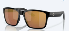 Costa Del Mar Paunch XL Black Gold Mirror Polarized 580g Glass