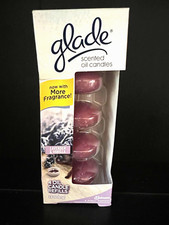 Glade Scented 4 Lavender Vanilla Oil Candles refills 2010 NIB
