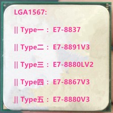 Intel Xeon E7-8837 E7-8891V3 E7-8880LV2 E7-8867V3 E7-8880V3 LGA1567 CPU
