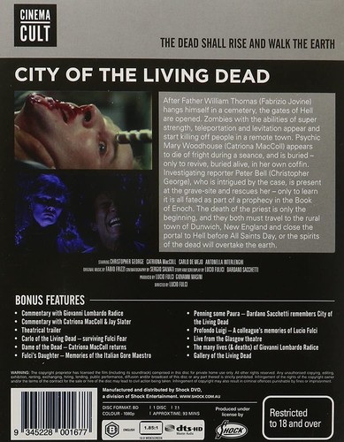 City Of The Living Dead (Blu-Ray) Brand New & Sealed - Region B - Picture 2 of 2