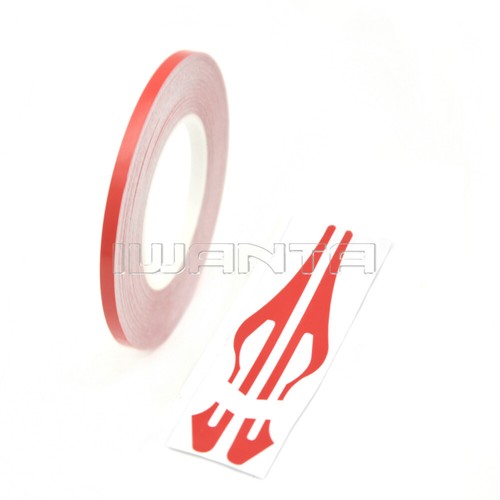 1/8" 3mm Red & Dark Blue Pinstriping Pin Stripe DIY Tape Vinyl Decal Sticker - Picture 2 of 10