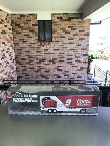 1990 AMT 6019 Coors Bill Elliott Stock Car TRANSPORTER 1/25 Model Kit ...