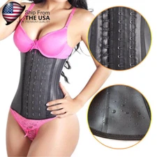 100% Latex Waist Trainer Fajas Colombianas Reductoras Body Shaper Corset Cincher