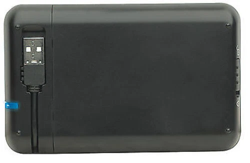 USB 2.0 SATA 2.5" Hard Drive Enclosure, Black, 130042 - Image 3 of 4