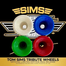 NEW Sims Snake Skateboard Conical 66mm Wheels - PARTY PACK (one of each color)