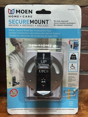 Moen SMA1005CH Home Care Securemount Grab Bar Mounting Anchor Sealed ADA  300 lbs