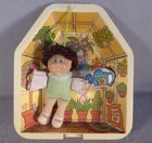 1983 VTG Cabbage Patch Kids Pin-Ups Mini Doll Coleco 3934 Greenhouse Hang Stand