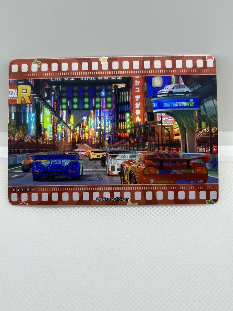 Card Fun Disney 100 Film Strip Cars Lightning Race Card DISC01-R04 Red