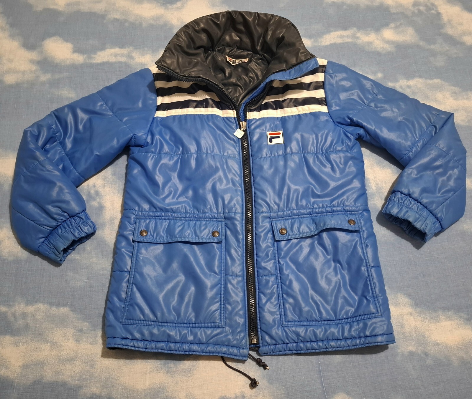 JACKET vintage 80's FILA Biellese era Borg TG.50 circa L made in Italy RARE