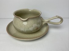 Denby Daybreak Gravy / Sauce Jug & Stand Superb Condition