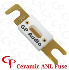 Ceramic 80 AMP Gold Plated ANL Fuse GP Car Audio 