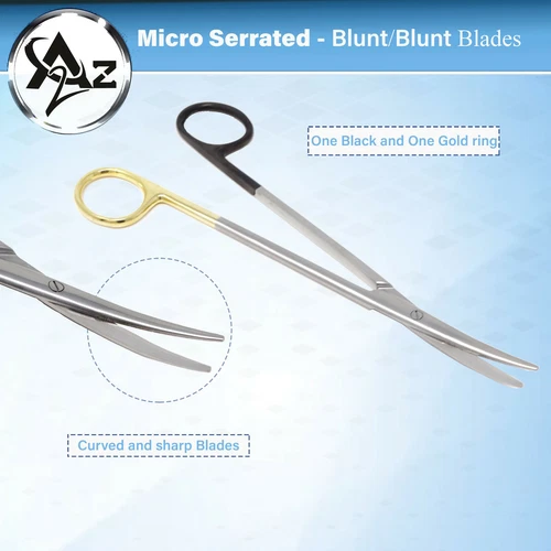 TC Supercut Metzenbaum Scissors Curved 7" Plastic Surgery Dissecting Veterinary