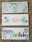 3 Stampin' Up! Slimline Cards Way to Goat, Zany Zebras, Ridiculously Awesome — photo 1