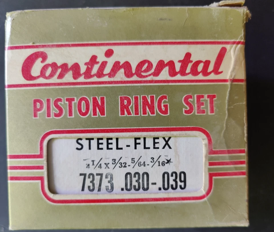 Juego de anillos de pistón Chevy Truck 427 V8 1968-94 Continental #: 7373 .030 diámetro de 4-1/4" Foto 2 de 2