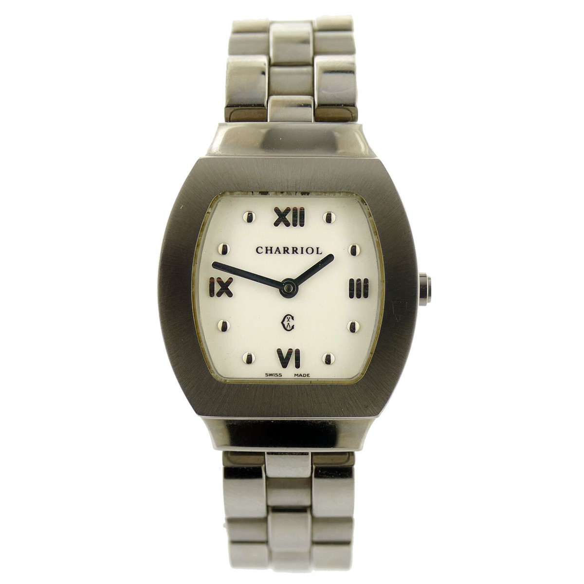 CHARRIOL AZURT QUARTZ WHITE DIAL STAINLESS STEEL LADIES WATCH | eBay