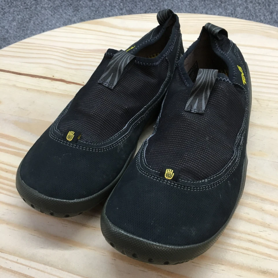 Zapatos sin cordones Teva para hombre 7 Nilch atléticos deportes acuáticos 4300 negros de malla planos Foto 3 de 4