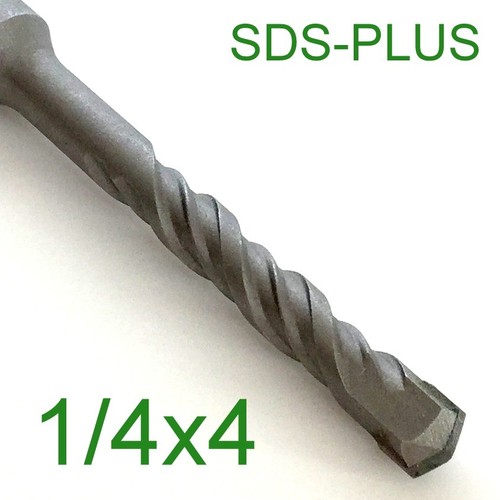 Juego de 10 piezas de SDS PLUS 1/4"" de diámetro 4"" de largo punta de carburo broca de martillos sct-888 - Imagen 10 de 12