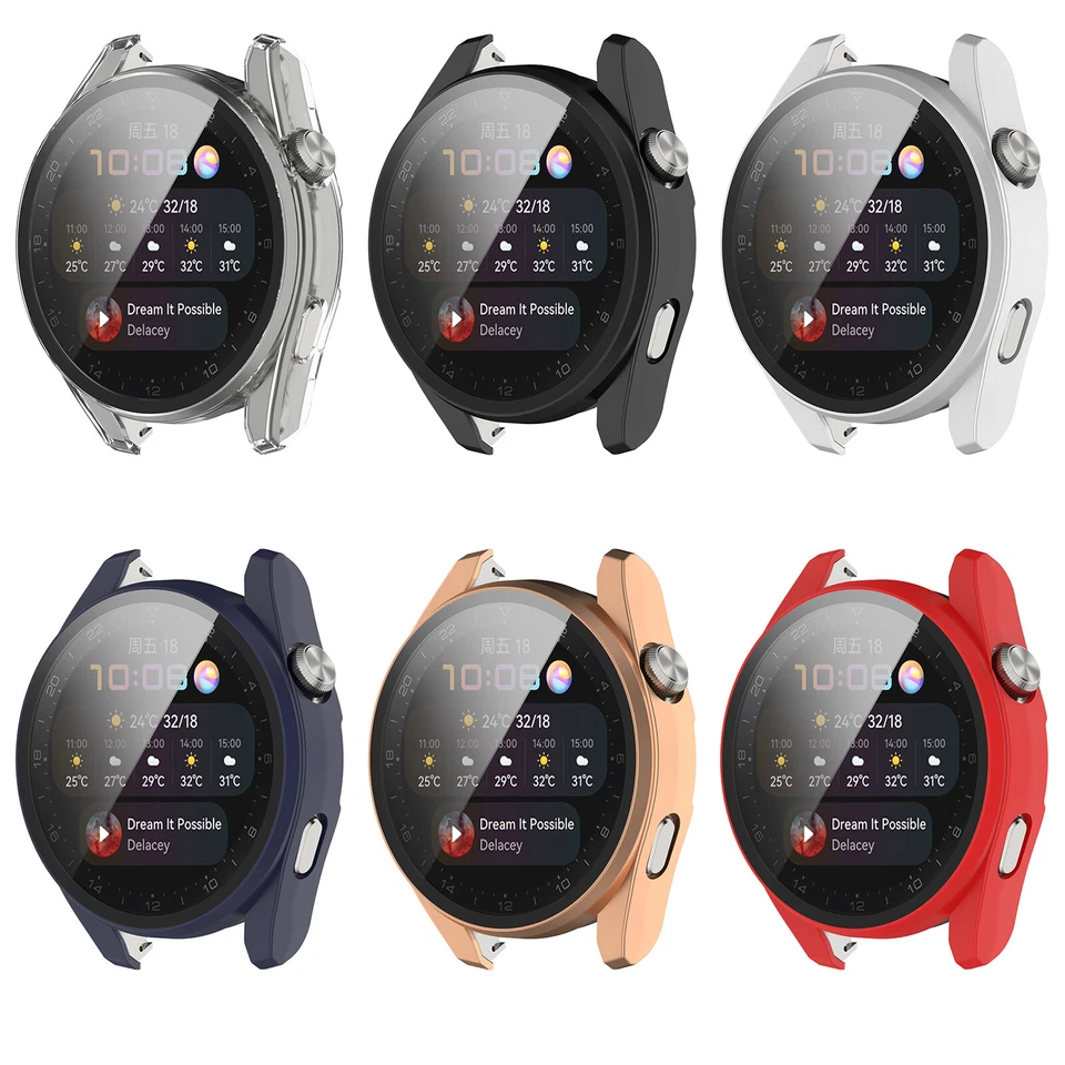 Funda Protectora de Reloj Carcasa para Huawei Watch3 Pro Reloj Estuche Accesorios Foto 3 de 4