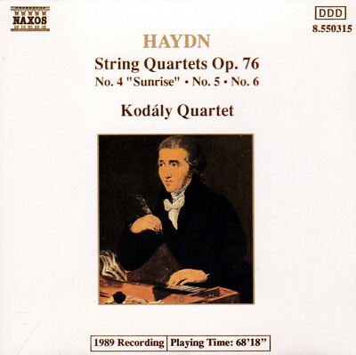 Kodály Quartet - Joseph Haydn: String Quartets Op. 76 Nos. 4, 5 & 6
