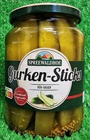 (8,31€/Kg) Spreewaldhof Gurken Sticks 670G Gl. Original SpreewäLder GewüRzgurken