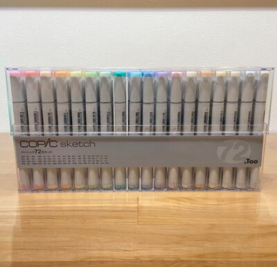 Copic Sketch Marker 72 Color BASIC Set Artist Markers JAPAN
