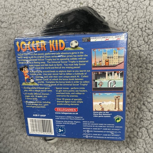 GBA SOCCER KID Game Boy Advance + SOCCER KID Doll Sealed NEW. - Picture 12 of 15