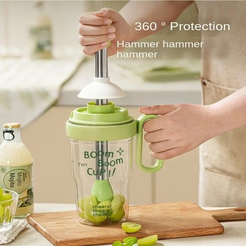 Leakproof Cobbler Shaker with Straw Cup Masher Durable Ice Making Summer - Picture 6 of 15