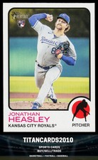 Jonathan Heasley 2022 Topps Heritage Rookie RC Kansas City Royals #713