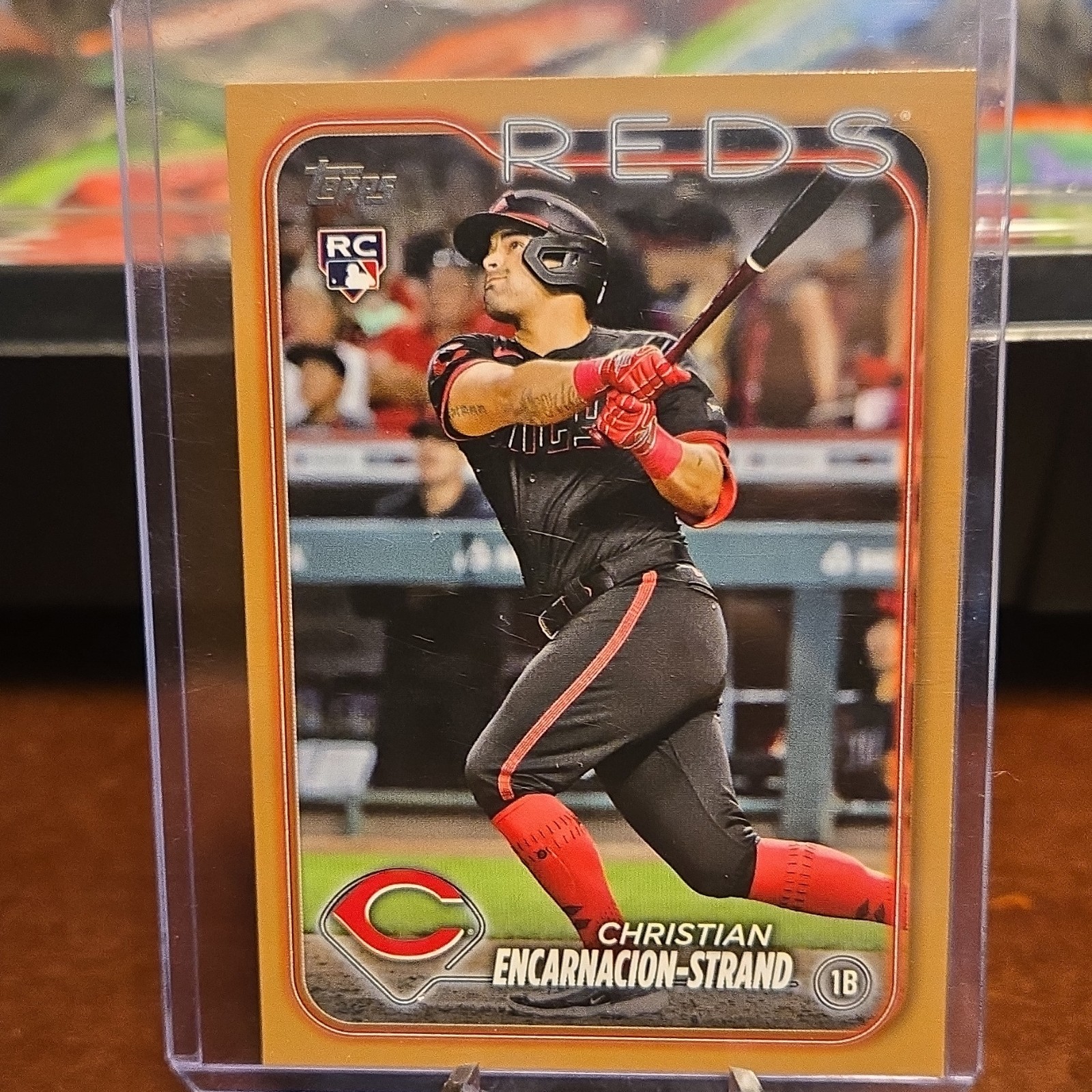 Topps 2024 Series 1 Christian Encarnacion-Strand #219 Gold /2024 Reds RC