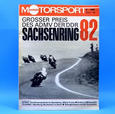 Illustrierter Motorsport IMS 8 1982 Sachsenring Cottbus Ostseepokal Wartburg M
