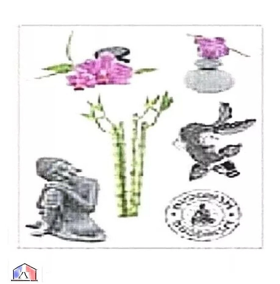 Stickers Autocollants Decoration Murales Zen V3 prédécoupés planche 40x30cm - Photo 2/2