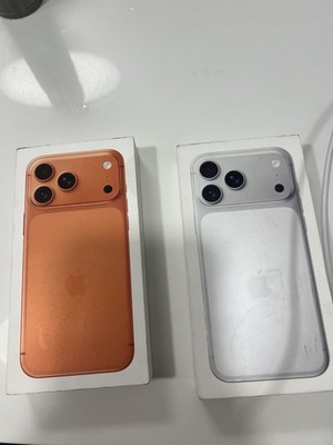 Apple iPhone 17 Pro Max 512GB Orange/Silver Bar Smartphone 48MP Camera