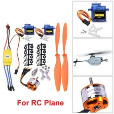 Brushless Motor 30A ESC Motor SG90 Micro Servo 8060 Propeller Kits For RC Plane
