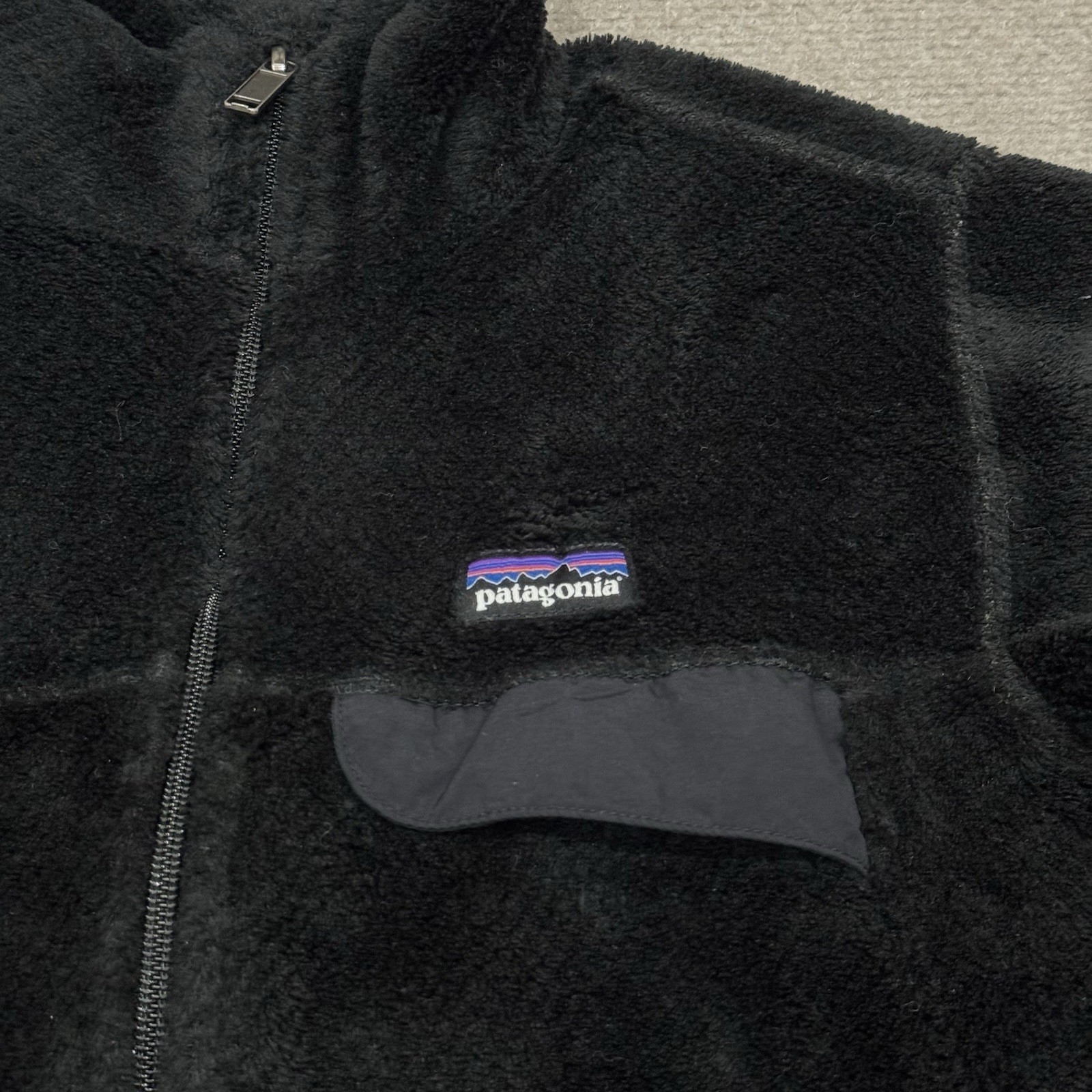 Patagonia Women's Size Medium Black Full Zip Re-Tool Jacket *DUKE SKI BOARD LOGO thumbnail 5