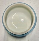 T&V Limoges France Hand Painted Blue Floral Porcelain Lidded Powder Jar — photo 3