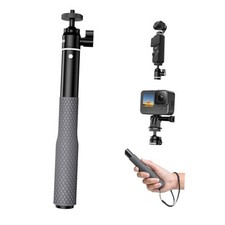 Waterproof Selfie Stick for GoPro, 25.75" Extension Stick Pole Monopod w Hand