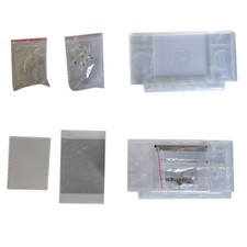 Transparent Full Housing Shell Case Replacement Kit for Nintendo DS Lite NDSL E