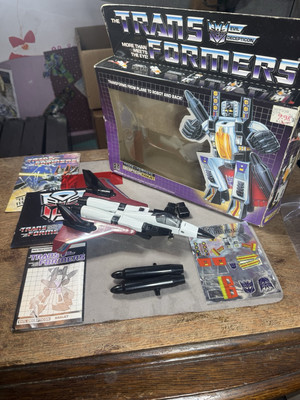 Ramjet G1 TRANSFORMERS COMPLETE 1984 VINTAGE HASBRO Stamp Matching Acc Stickers