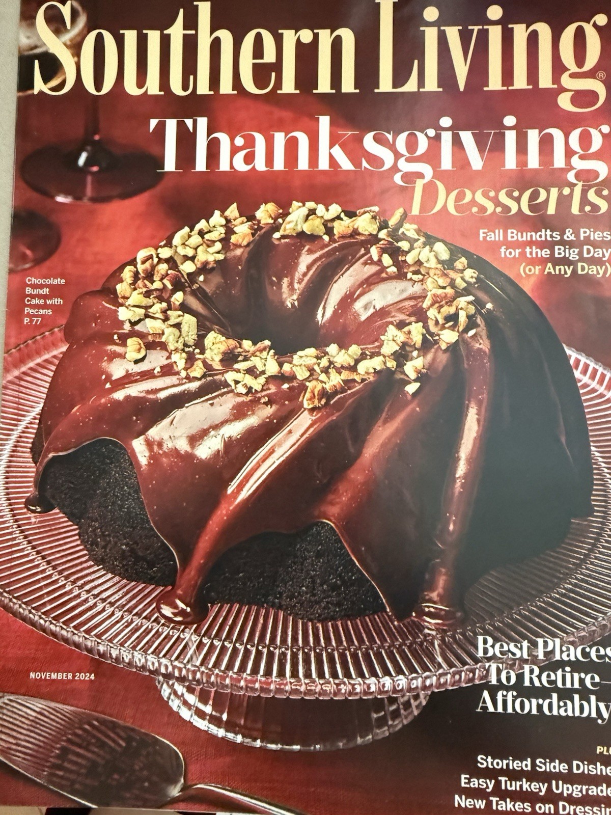 Southern Living Magazine - November 2024 - Thanksgiving Desserts