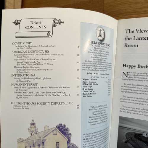 The Keepers Log Magazines Lighthouse 2014 - 2020 commemorative Lot of 11 - Foto 12 di 13