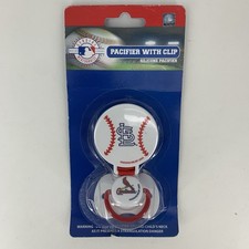 St Louis Cardinals Silicone Pacifier with Clip MLB Baseball 0-6M Unisex