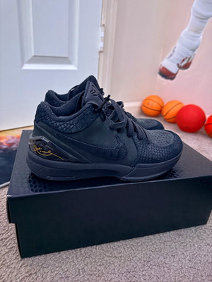 Men s Nike Zoom Kobe 4 Protro Gift of Mamba Black Low Top FQ3544-001