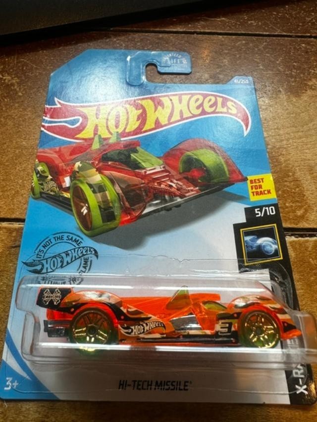 2020 Hot Wheels X-Raycers Hi-Tech Missile #41 Orange